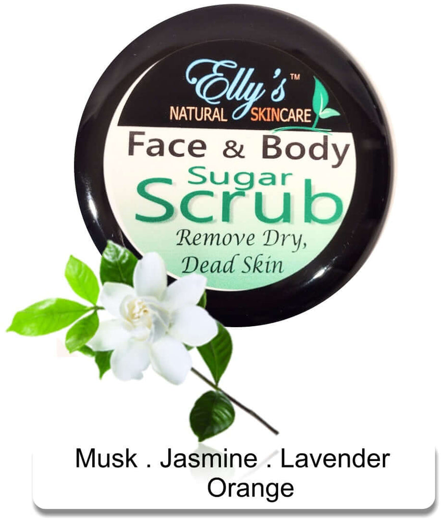 All natural sugar scrub to remove dead skin