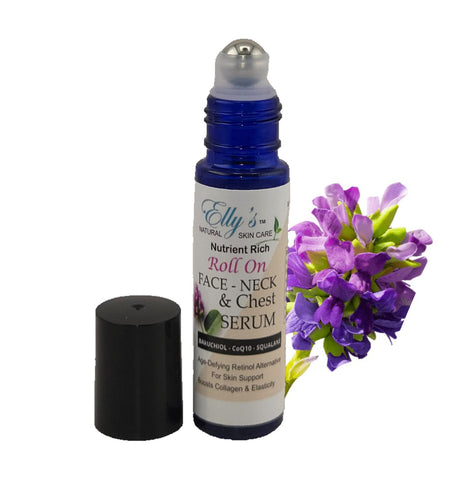 Face & Neck Serum |Travel Roll-On  Vitamin C + Bakuchiol